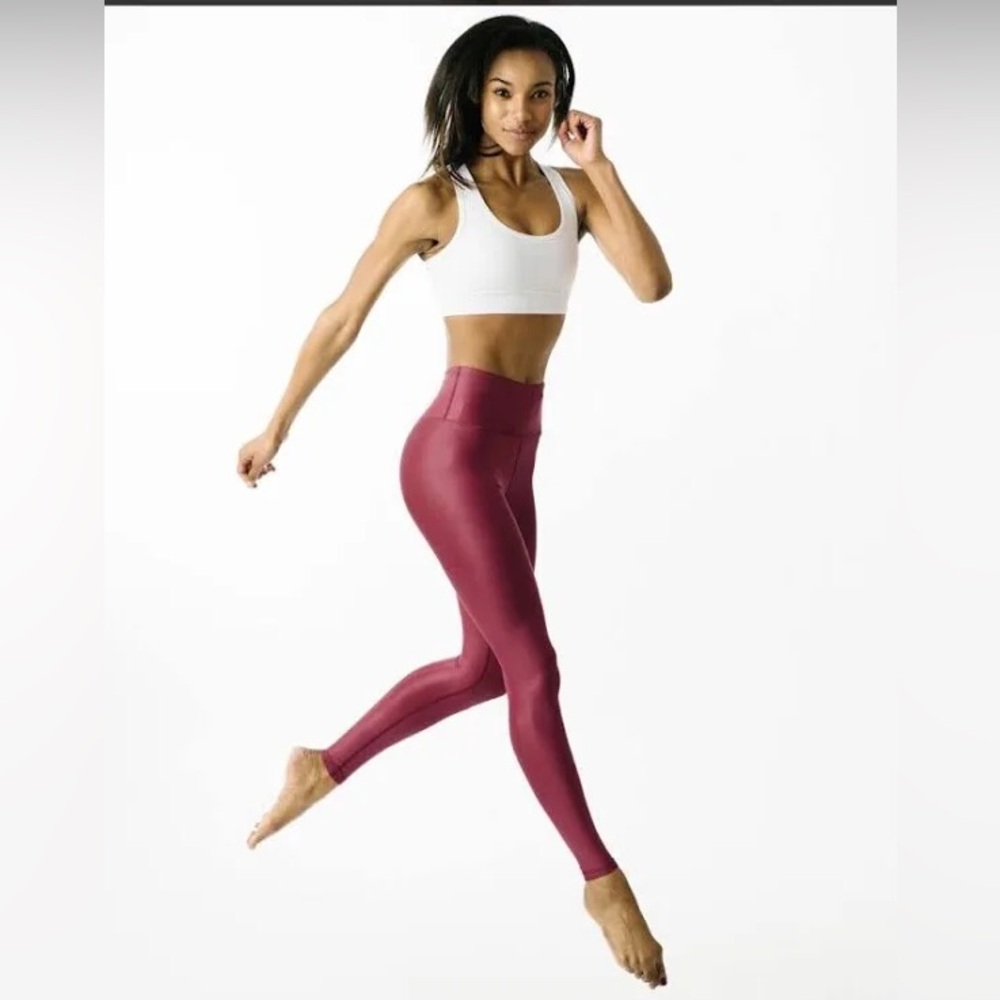 Raspberry Zyia Light and Tight High Rise Leggings